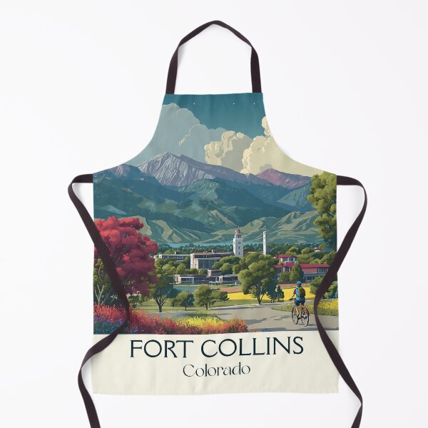 Item preview, Fort Collins Colorado Vintage Poster | Front Range City designed and sold by TuncGK.