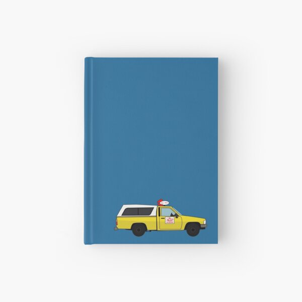 Pizza Hardcover Journals Redbubble - pizza planet truck roblox