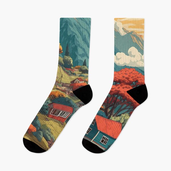 Item preview, Georgetown Colorado Retro Poster | Historic Mountain Village designed and sold by TuncGK.