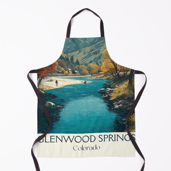 Item preview, Glenwood Springs CO Vintage Poster | River Canyon Art designed and sold by TuncGK.