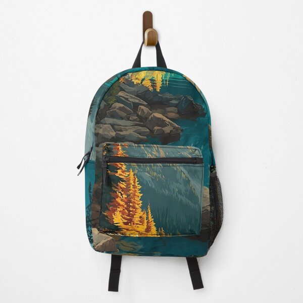 Item preview, Keystone Colorado Retro Poster | Ski Resort Lake Scene designed and sold by TuncGK.