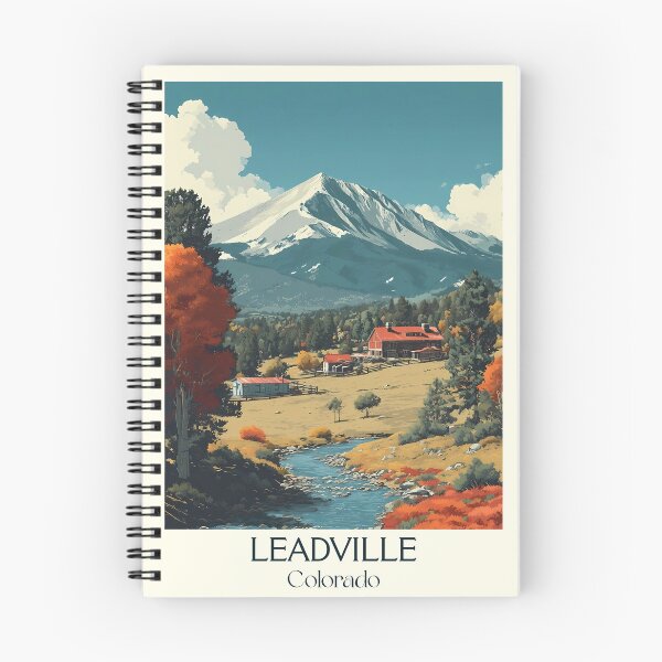 Item preview, Leadville Colorado Vintage Poster | Highest City Art designed and sold by TuncGK.