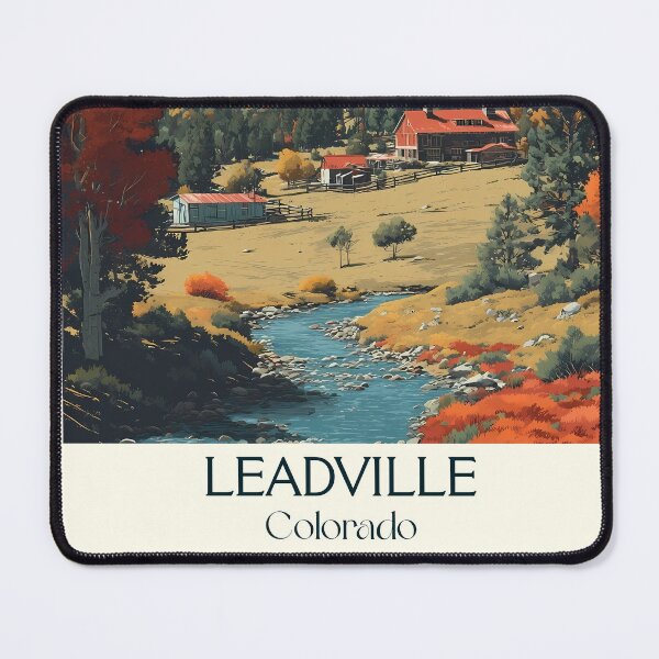 Item preview, Leadville Colorado Vintage Poster | Highest City Art designed and sold by TuncGK.