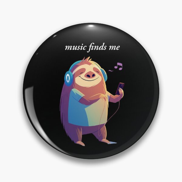 Item preview, "Music Finds Me" music vibes design designed and sold by TR_fairydesigns.