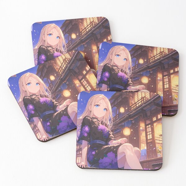 Item preview, Angels Death Rachel Gardner AngelsofDeath Anime Yukata Wisteria Night Glow designed and sold by earlobejerk.