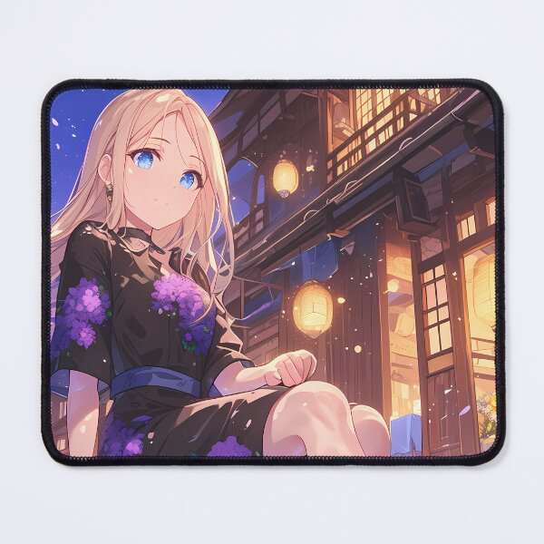 Item preview, Angels Death Rachel Gardner AngelsofDeath Anime Yukata Wisteria Night Glow designed and sold by earlobejerk.