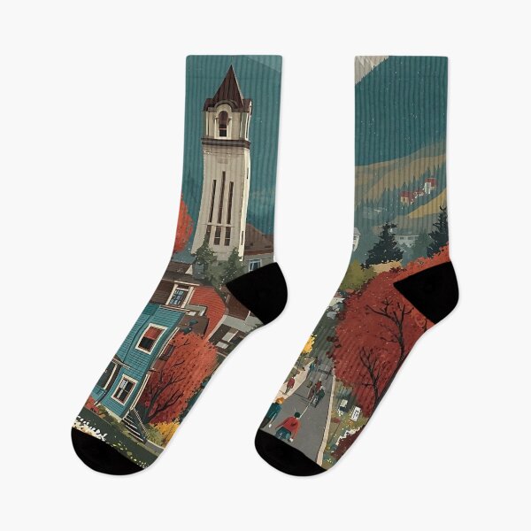 Item preview, Manitou Springs CO Retro Poster | Pikes Peak Area Art designed and sold by TuncGK.