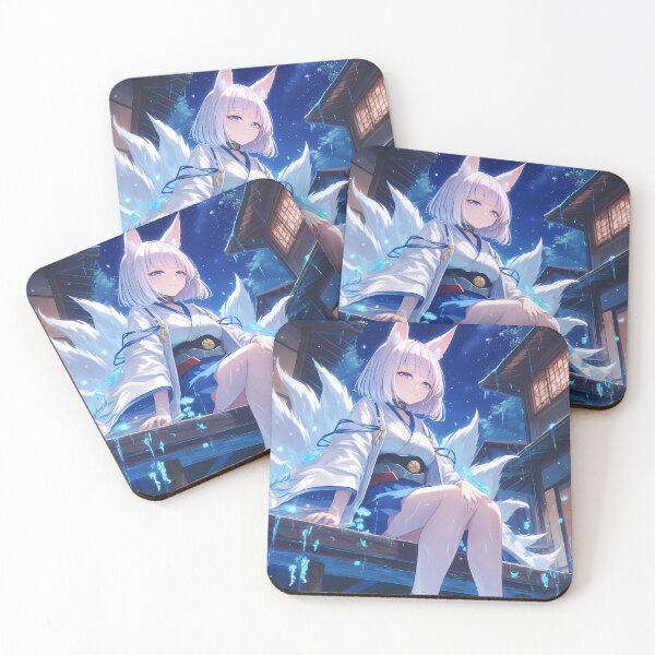 Item preview, Kaga Azur Lane Anime Fox Ears Moonlight Wisteria Serenity designed and sold by earlobejerk.