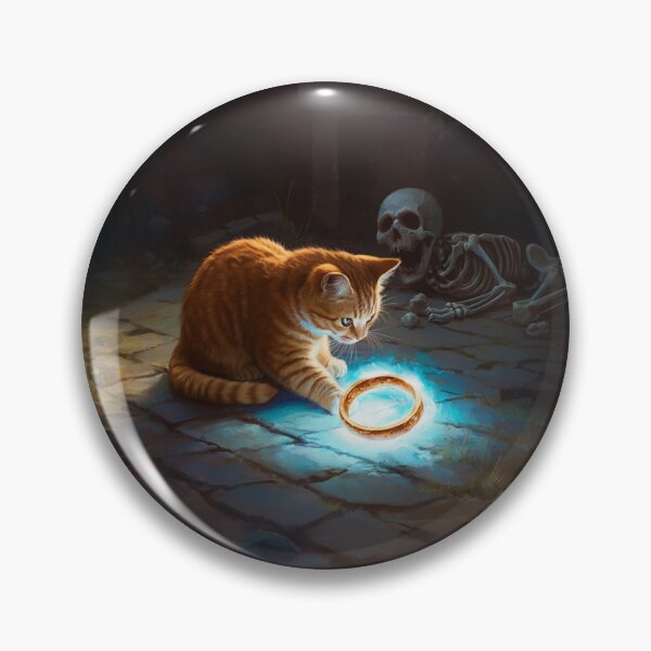 Item preview, Curious Cat Finds Sol Ring – Fantasy Cat Art for MTG Fans designed and sold by KnowlegeBodega.