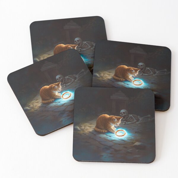 Item preview, Curious Cat Finds Sol Ring – Fantasy Cat Art for MTG Fans designed and sold by KnowlegeBodega.