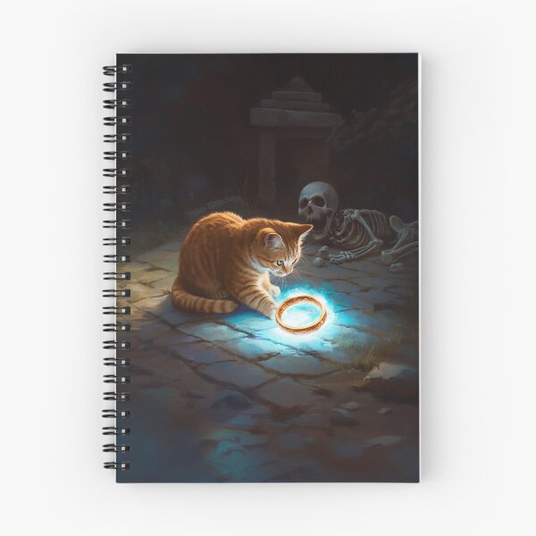 Item preview, Curious Cat Finds Sol Ring – Fantasy Cat Art for MTG Fans designed and sold by KnowlegeBodega.