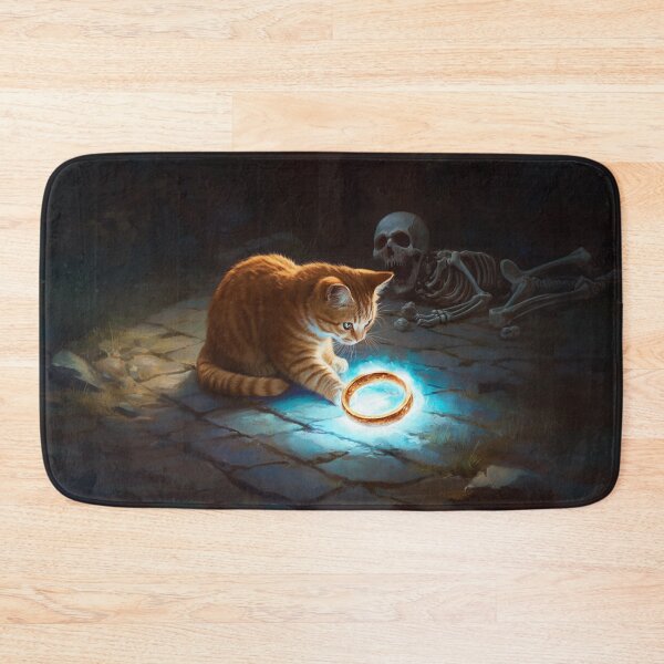Item preview, Curious Cat Finds Sol Ring – Fantasy Cat Art for MTG Fans designed and sold by KnowlegeBodega.