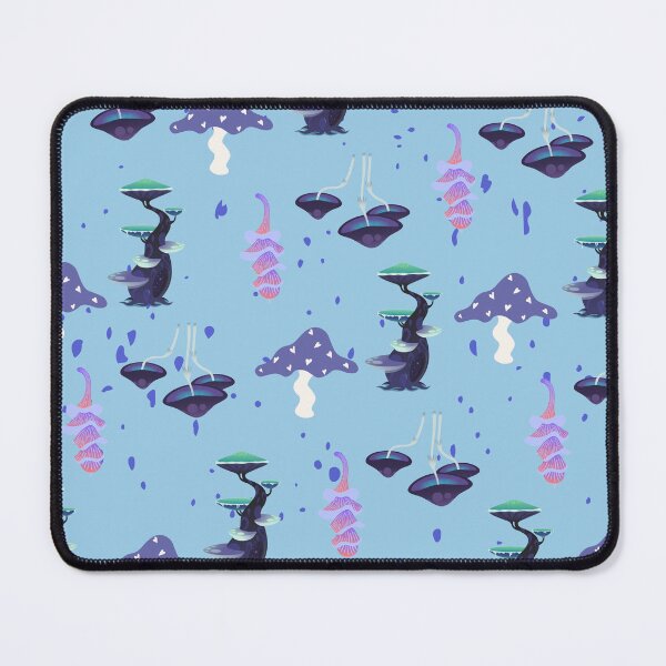 Item preview, Mushrooms of blues designed and sold by andrasdesignssss.