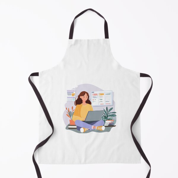 Item preview, College Student Typing On Laptop Between Classes designed and sold by FWLKIT.