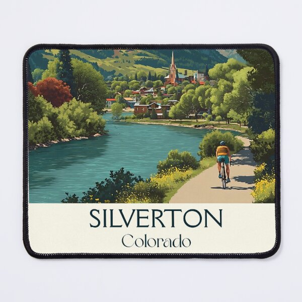 Item preview, Silverton Colorado Vintage Poster | San Juan Mountains designed and sold by TuncGK.