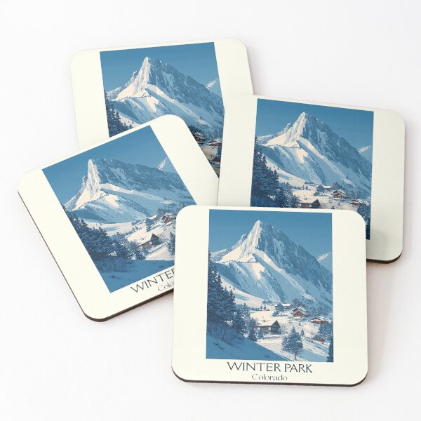 Item preview, Winter Park Colorado Vintage Poster | Ski Resort Decor designed and sold by TuncGK.