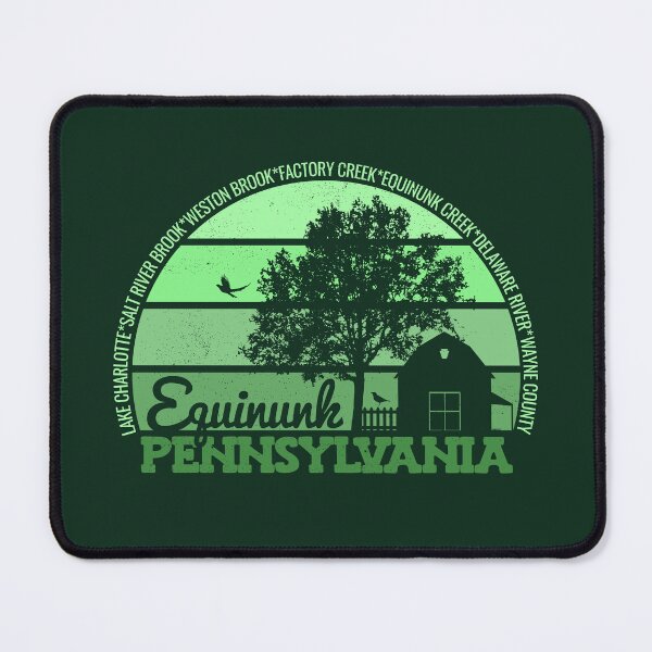 Item preview, Equinunk Pennsylvania Sunset Retro Vintage Local Pride Logo designed and sold by CRHPOD20.