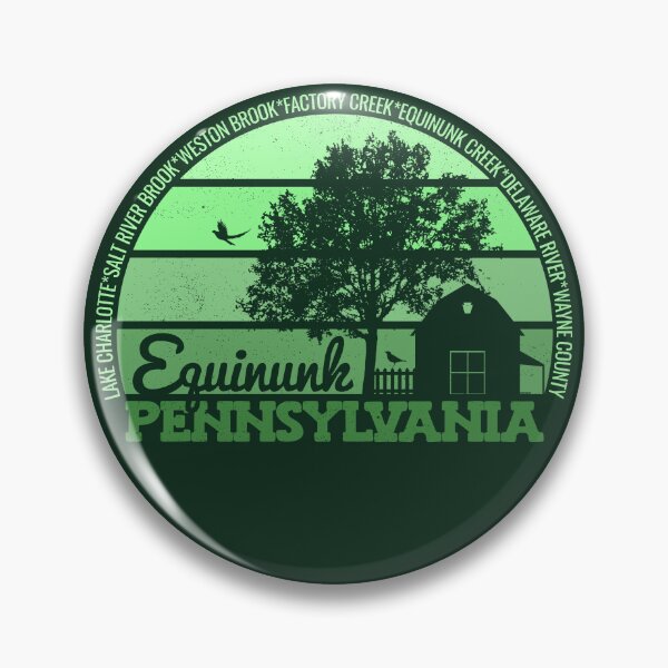 Item preview, Equinunk Pennsylvania Sunset Retro Vintage Local Pride Logo designed and sold by CRHPOD20.