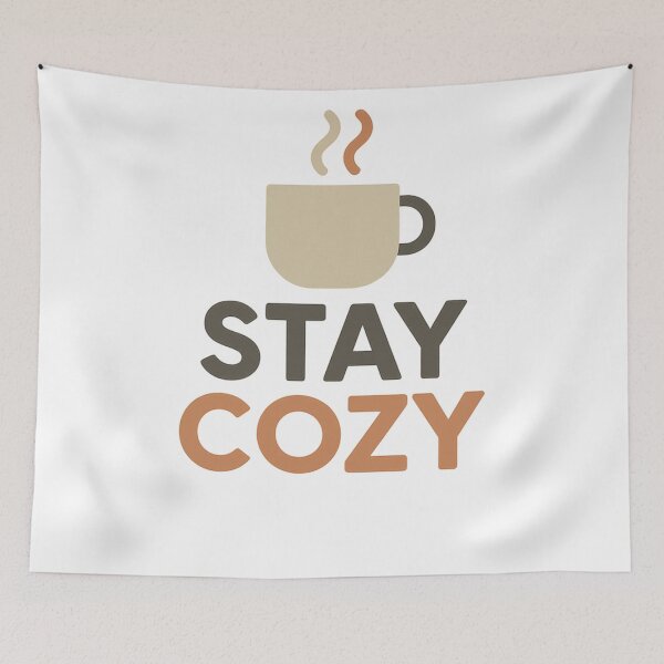 Item preview, Stay Cozy – Minimalist Coffee Mug Quote Design designed and sold by Fine-One-Art.