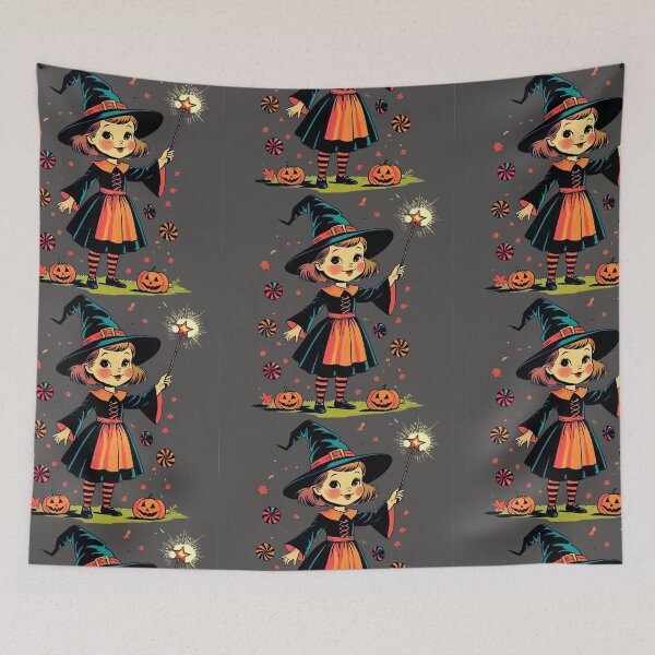 Item preview, Make it Rain Little Girl Witch designed and sold by TurnRightHere.