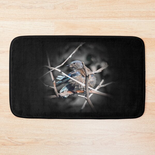 Item preview, Wet Bluebird Drying Off designed and sold by CarolM.