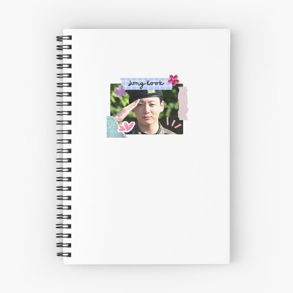 Item preview, BTS Jung Kook Military Scrapbook designed and sold by PopKultureMerch.