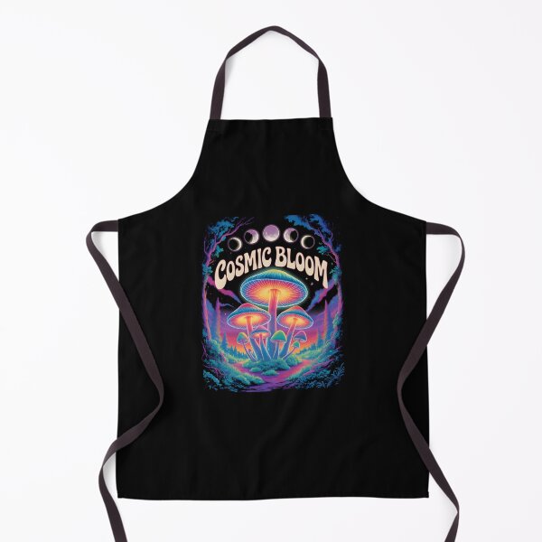 Item preview, Hippie Witchy Psychedelic Mushroom Magic with Boho Moon Phases and Mystical Trippy Vibes designed and sold by MissRasheedHam.
