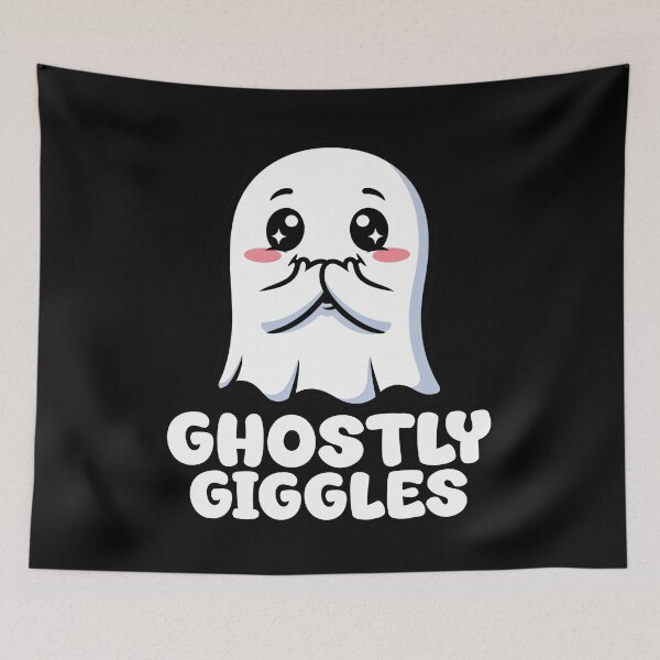 Item preview, GHOSTLY GIGGLES - GHOST HALLOWEEN designed and sold by KEF Custom.