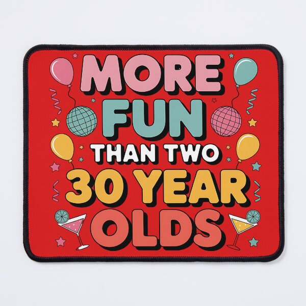 Item preview, More Fun Than Two 30 Year Olds – Funny 60th Birthday Design designed and sold by LunaSpellStudio.