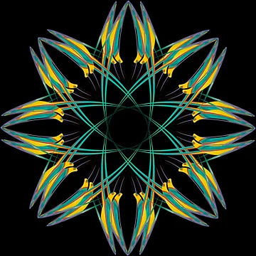 Artwork thumbnail, Colorful star by Meo Design