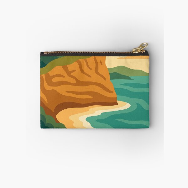 Item preview, Uluwatu Bali Cliff and Temple – Coastal Travel Vector Art designed and sold by Tropical art.