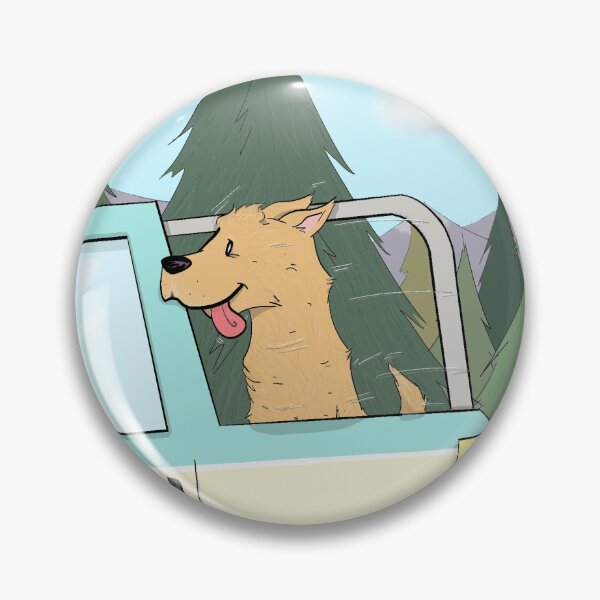 Item preview, Dog on a Summer Drive designed and sold by Random-Store88.