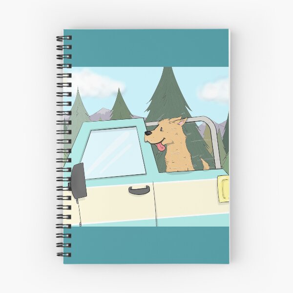 Item preview, Dog on a Summer Drive designed and sold by Stippledoo.