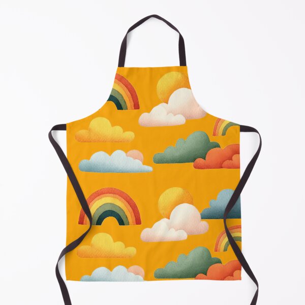 Item preview, Watercolor Rainbow and Fluffy Clouds – Colorful Sky Elements for Stickers, Prints & Apparel designed and sold by K@raksnalee.