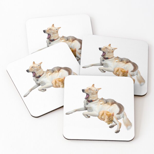 Item preview, Dog, Cat, Squirrel Naptime designed and sold by catsclips.