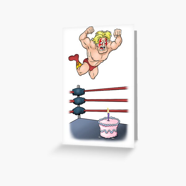 Item preview, Wrestler Body Slamming Birthday Cake designed and sold by Jeff Morin.