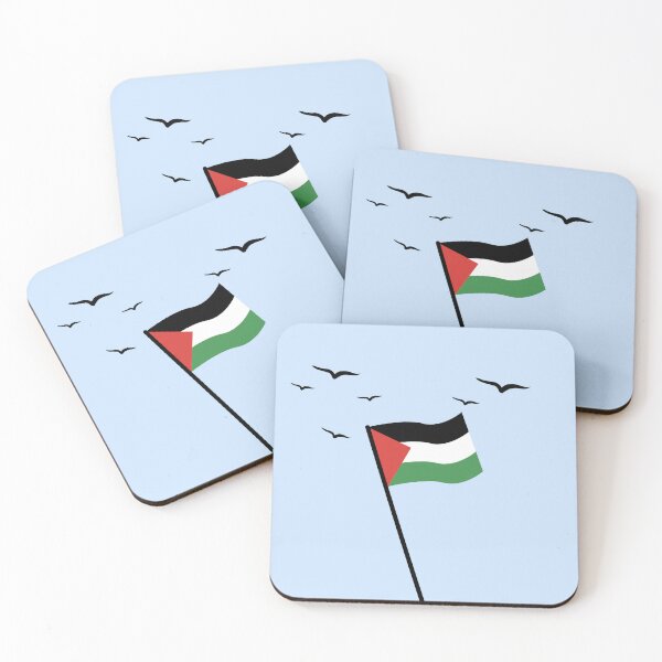 Item preview, Palestine Flag with Flying Birds, Freedom, فلسطين حرة designed and sold by YellowestPurple.