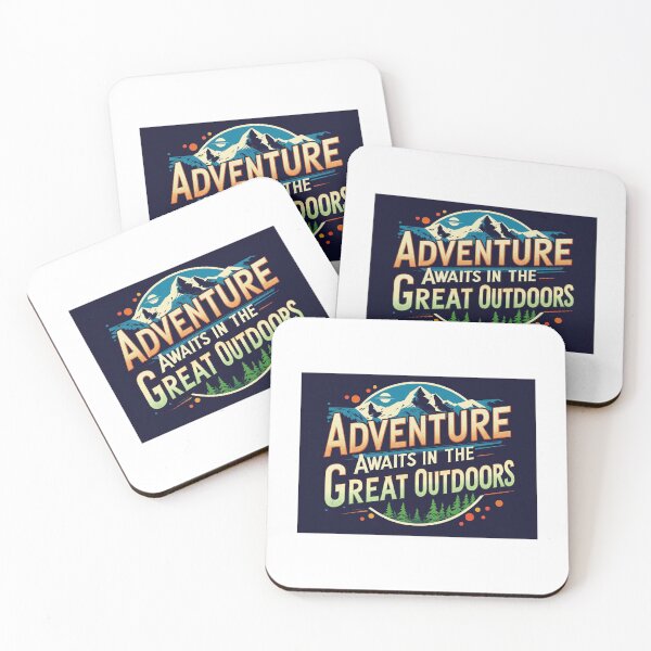 Item preview, Adventure Awaits In The Great Outdoors designed and sold by SashKav.