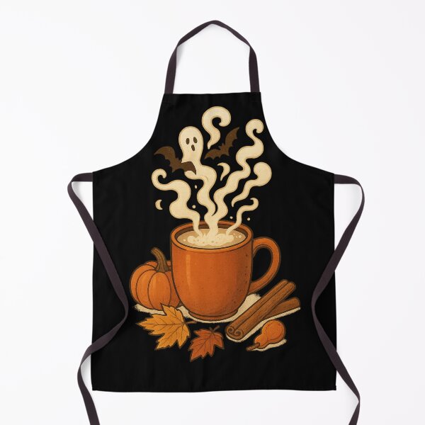 Item preview, Cozy Halloween Mug – Ghosts and Bats Rising with the Steam designed and sold by NoRestDesigns.