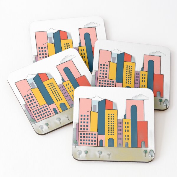 Item preview, Whimsical Cityscape Geometry designed and sold by sharon1210.