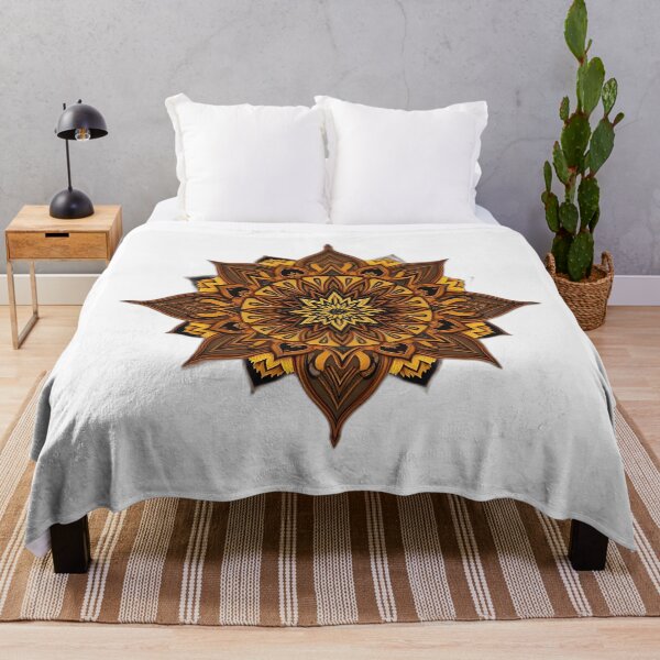 Item preview, Earth Tone Geometric Mandala designed and sold by sharon1210.