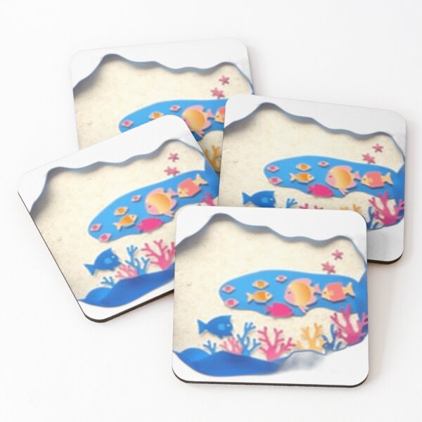 Item preview, Layered Blue Sea Creatures Art designed and sold by sharon1210.