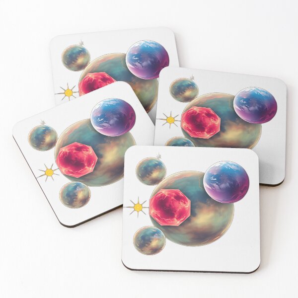 Item preview, Hexagonal Planets and Stars designed and sold by sharon1210.