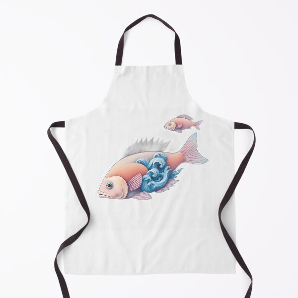 Item preview, Pastel Waves and Spirals Fish Art designed and sold by sharon1210.