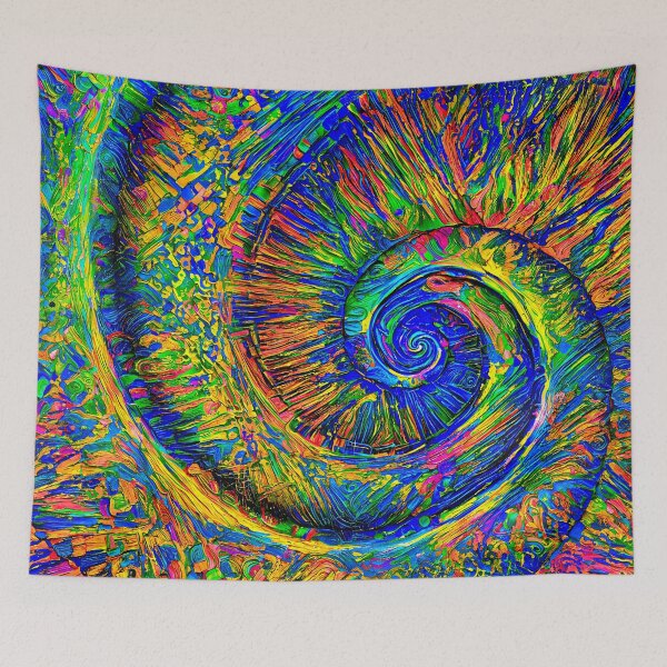 Item preview, Vortex of Color in Cosmic Motion designed and sold by blackhalt.