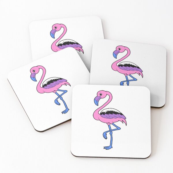 Item preview, Gender Flumingo: Gender Fluid Pride Flag Flamingo designed and sold by Dr Mom's Shoppe.
