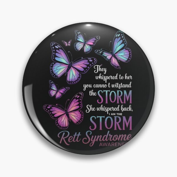 Item preview, I Am The Storm Rett Syndrome Awareness designed and sold by ConceptualVibes.