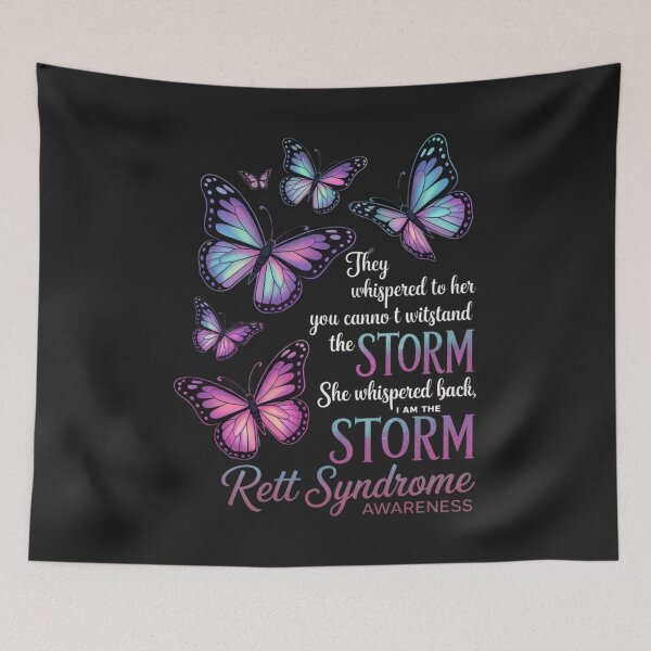 Item preview, I Am The Storm Rett Syndrome Awareness designed and sold by ConceptualVibes.
