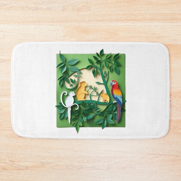 Item preview, Layered Green Paper Animals Art designed and sold by sharon1210.