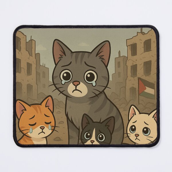 Item preview, Cat of Gaza – Compassion, Peace & Awareness Design designed and sold by flowerpower999.